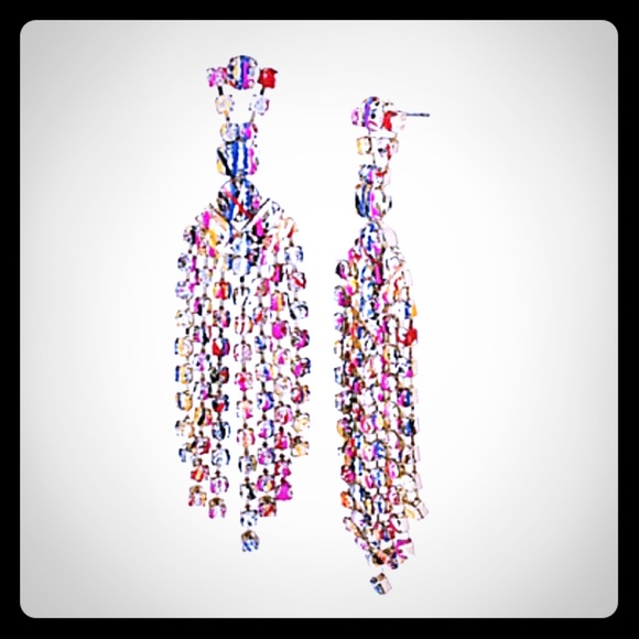 Betsey Johnson Jewelry - Betsey Johnson Paint Splatter Earrings